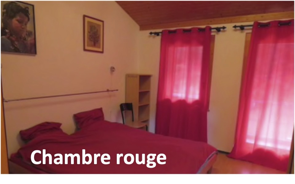 Image chambre rouge Chambre location maison vacances