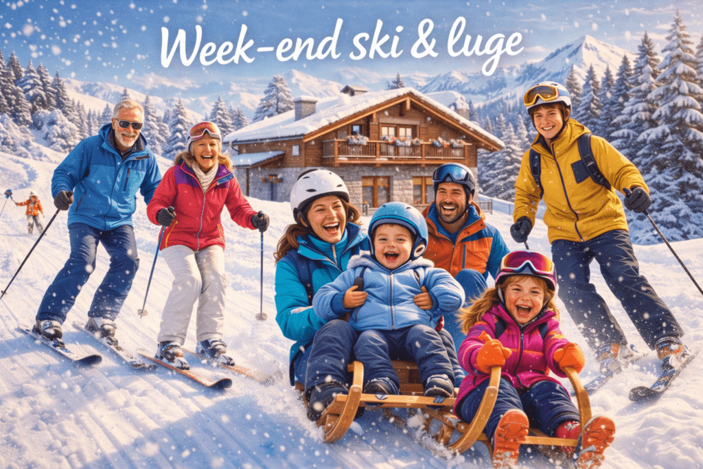 week-end de ski luge location-maison-vacance-gruyere-suisse