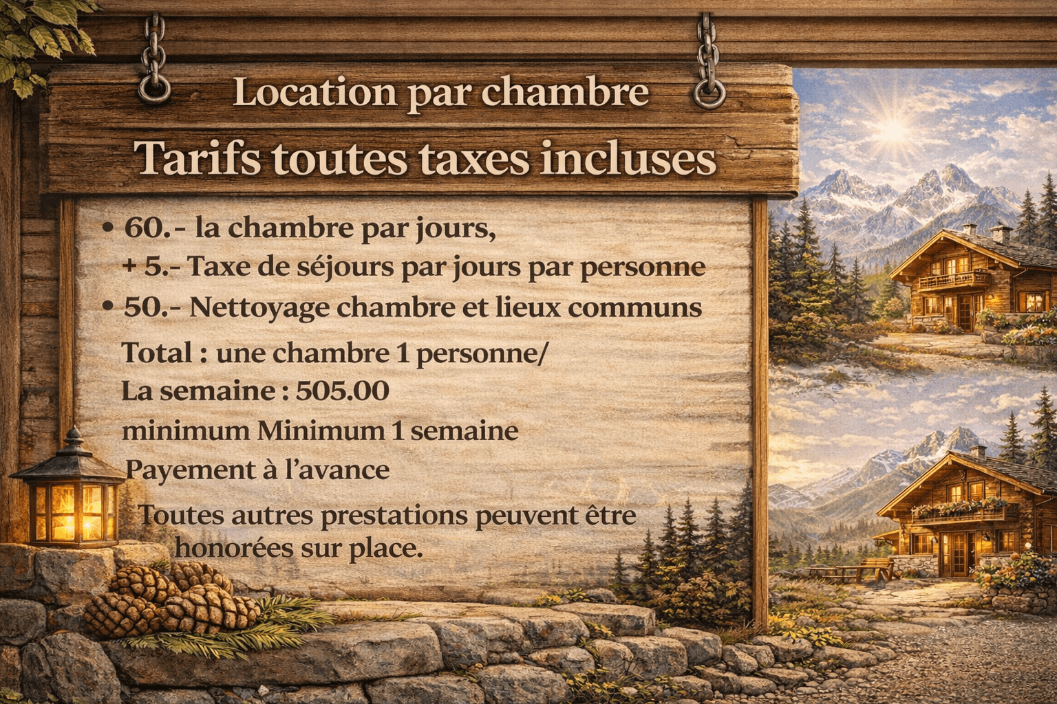 affiche location par chambre télétravail location maison vacances