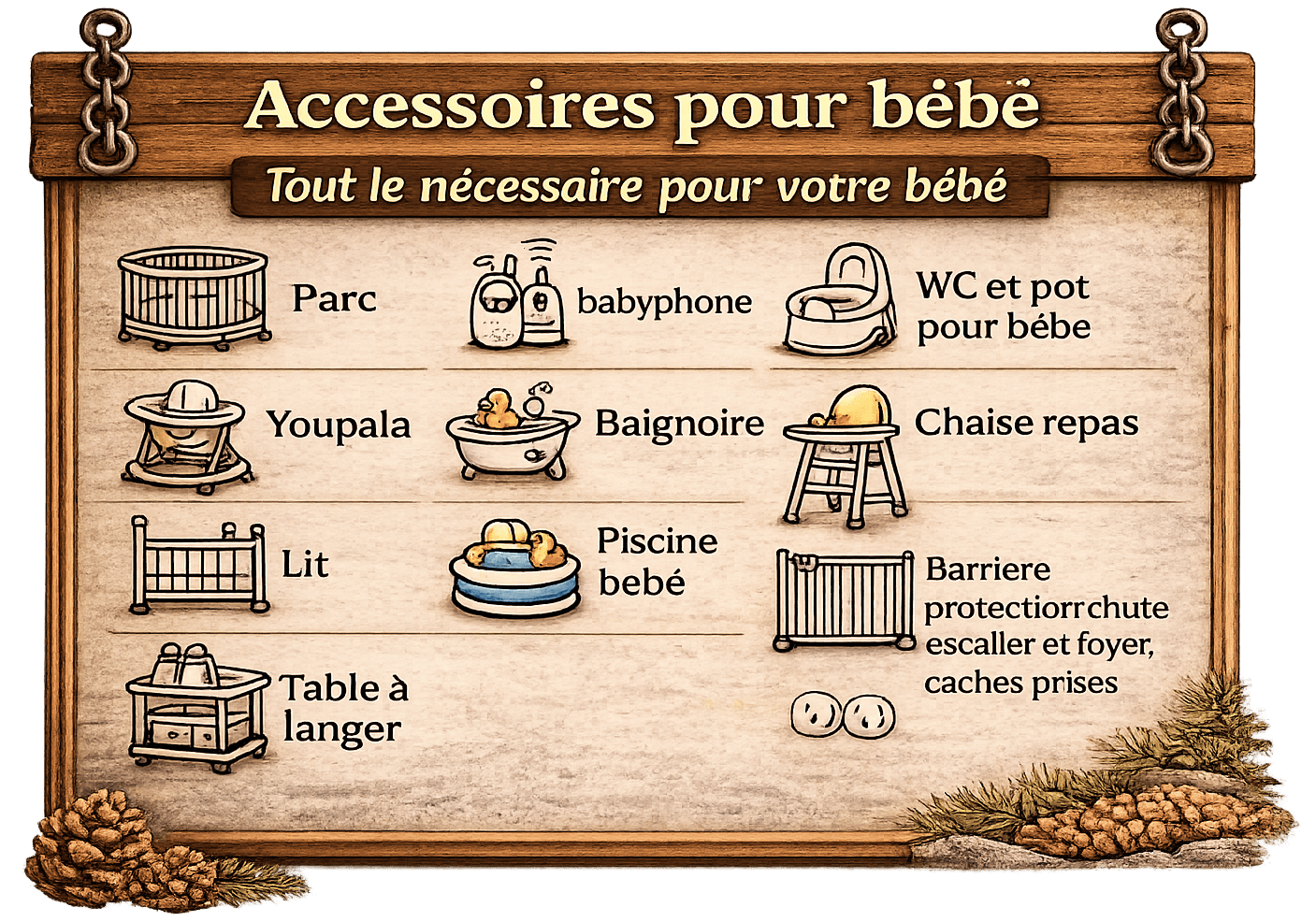 icone accessoire pour bébé