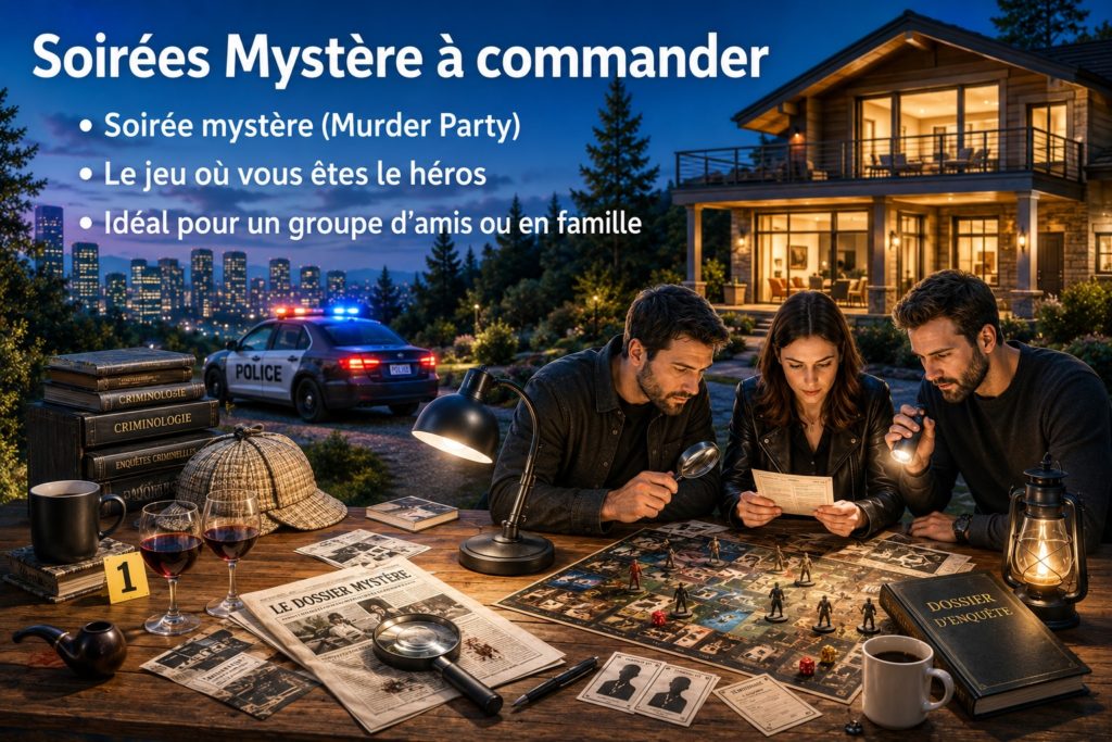 soirée Mystère spéciale lors de la location maison vacances