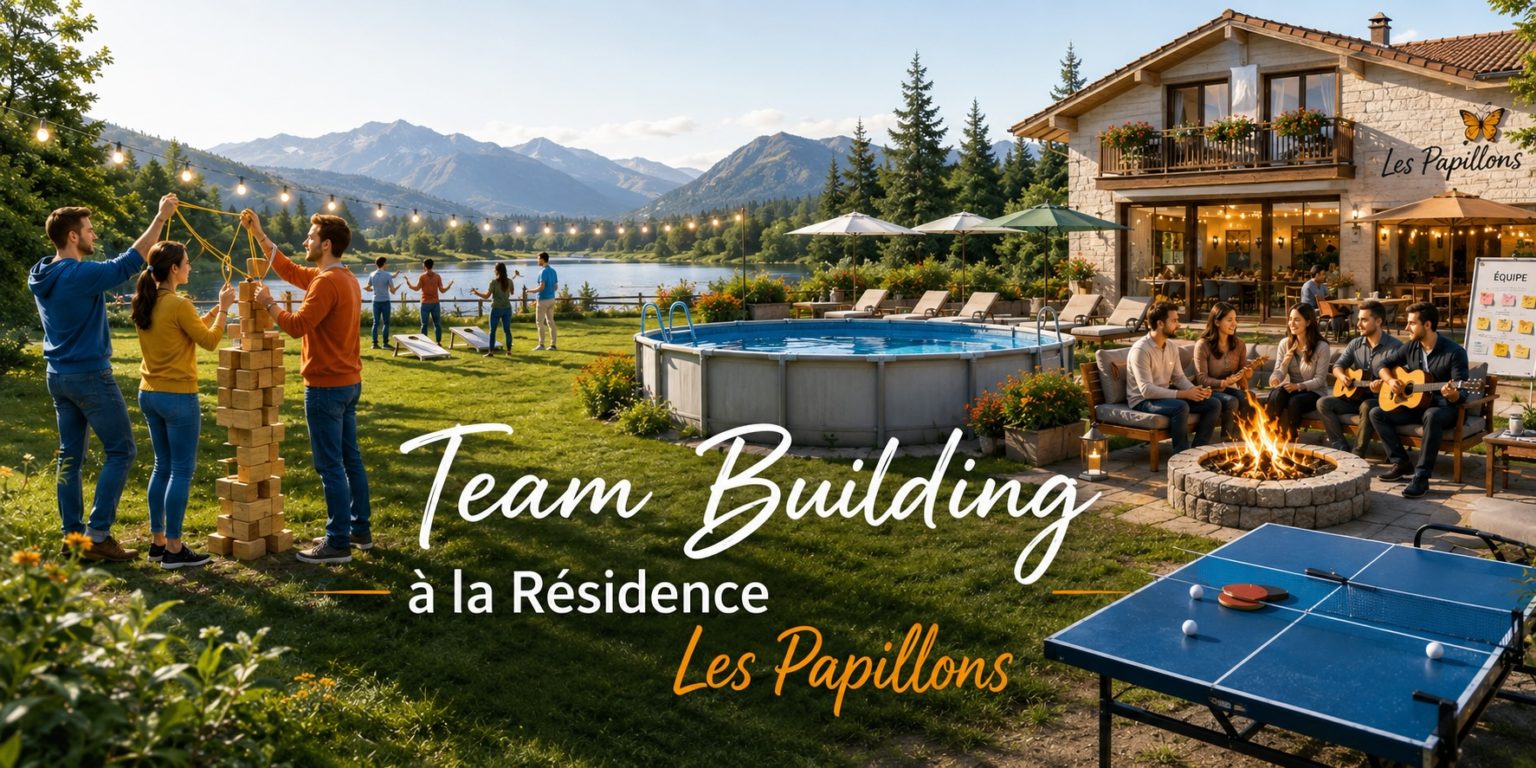 Bandeau du team building pour la location de la maison de vacances en Gruyère pour 10 personnes