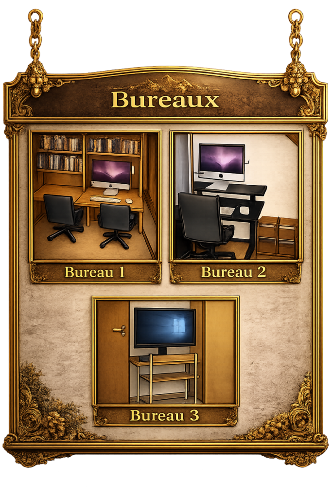 bureau pour télétravail