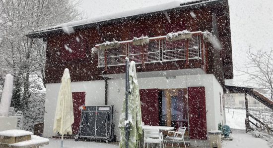 vue sur les Préalpes lieu calme résidence les papaillons Gruyere Fribourg Suisse